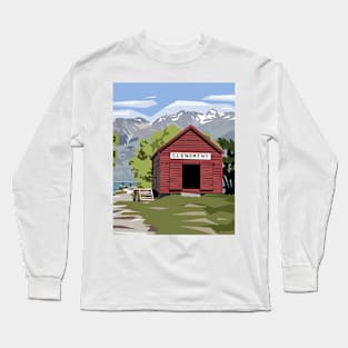 The Glenorchy Red Shed Long Sleeve T-Shirt